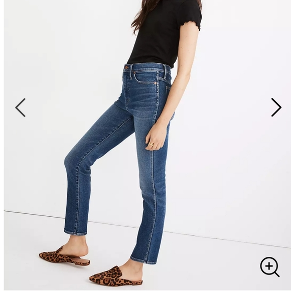 NEW Madewell Stovepipe High Rise Jeans - Picture 4 of 5